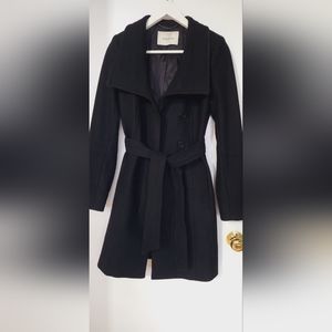 Babaton The Connor Coat - Black Size XXS (Wool)